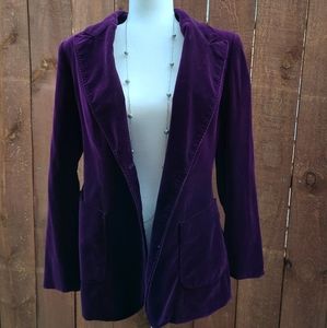 Purple Valvet Blazer